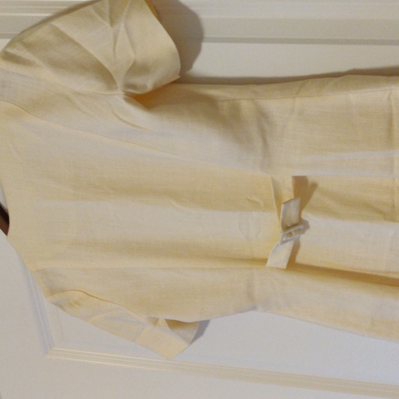 Talbot's vintage light yellow dress size 2 - Picture 5 of 6